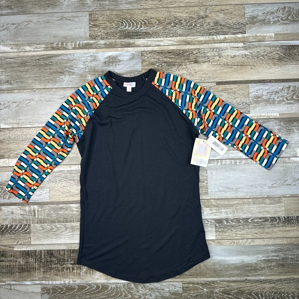 NWT Lularoe Randy XXS black 3/4 sleeve
